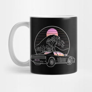 Retro Testarossa Japanese Wave Mug